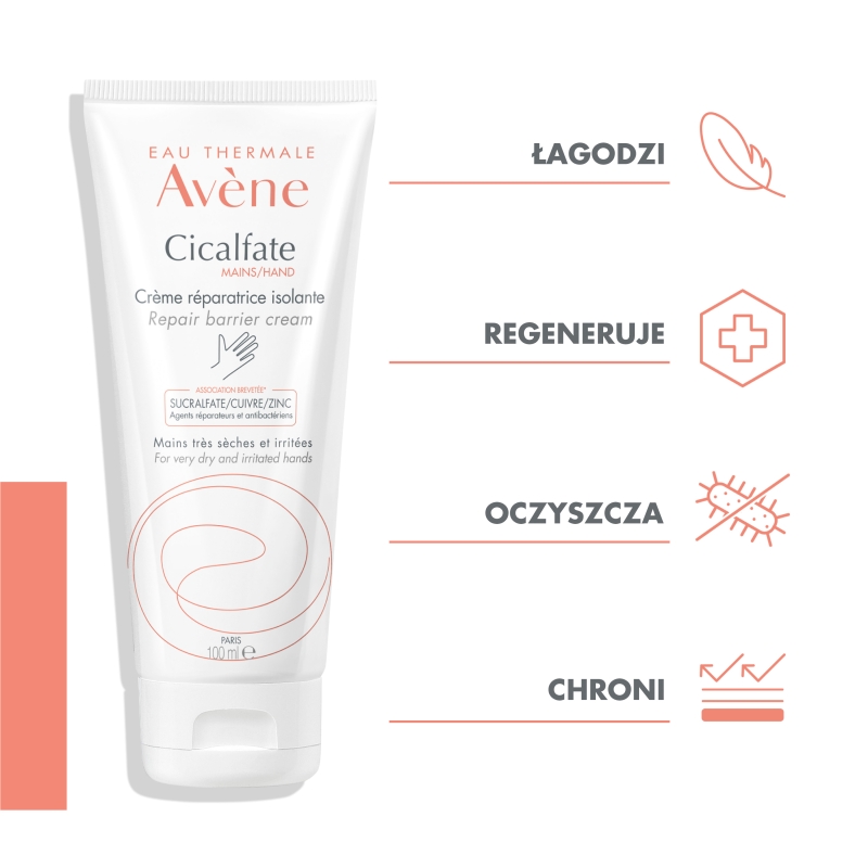 AVENE Cicalfate, krem do rąk, 100 ml