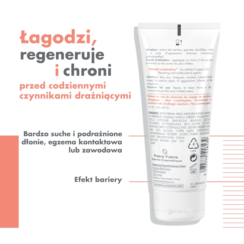 AVENE Cicalfate, krem do rąk, 100 ml