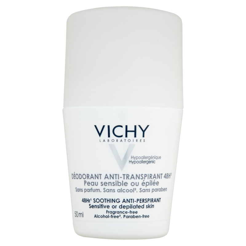 Vichy Anti-Transpirant 48H, dezodorant w kulce do skóry wrażliwej, 50 ml