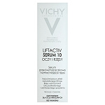 Vichy Liftactive Serum 10 przeciwzmarszczkowe pod oczy, wzmacniające rzęsy, 15 ml