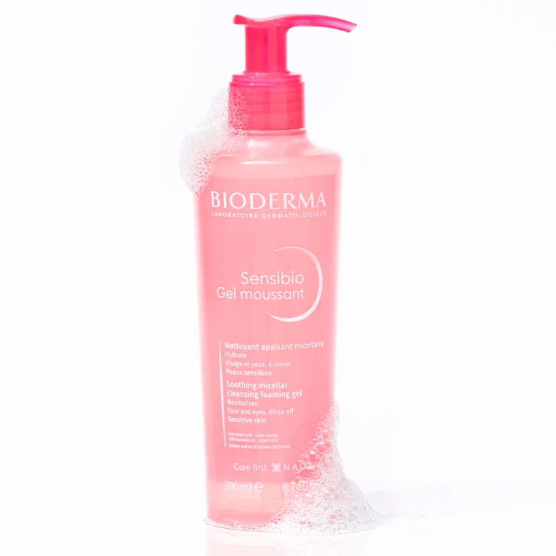 Bioderma Sensibio Gel moussant , Łagodzący żel micelarny, 200 ml