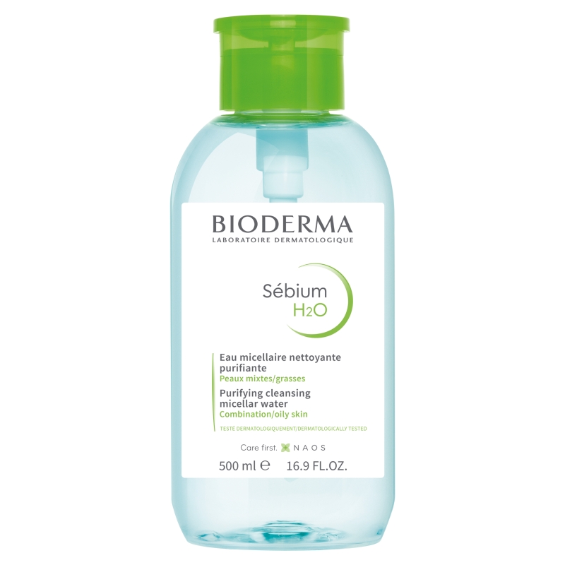 Bioderma Sebium H2O, płyn micelarny, 500 ml KRÓTA DATA 30.07.2025