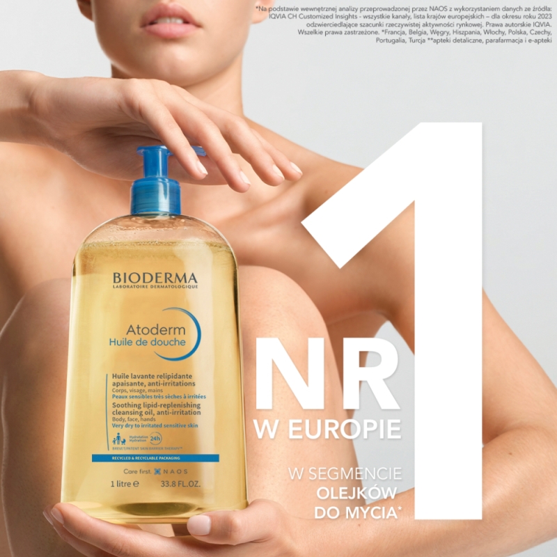 Bioderma Atoderm, olejek do kąpieli, 200 ml