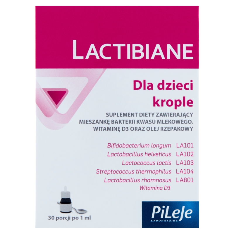 Lactibiane dla dzieci krople , z witaminą D3, 30 ml