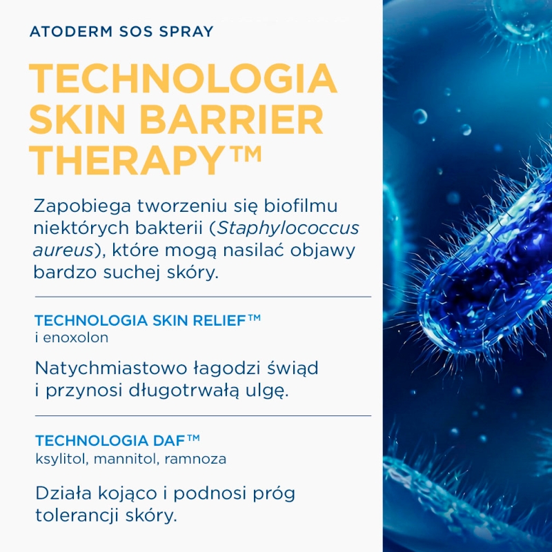 Bioderma Atoderm SOS, spray, 200 ml