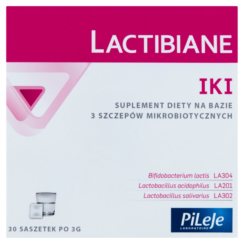 Lactibiane IKI , saszetki ze składnikami uzupełniającymi mikroflorę jelitową, 30 szt.