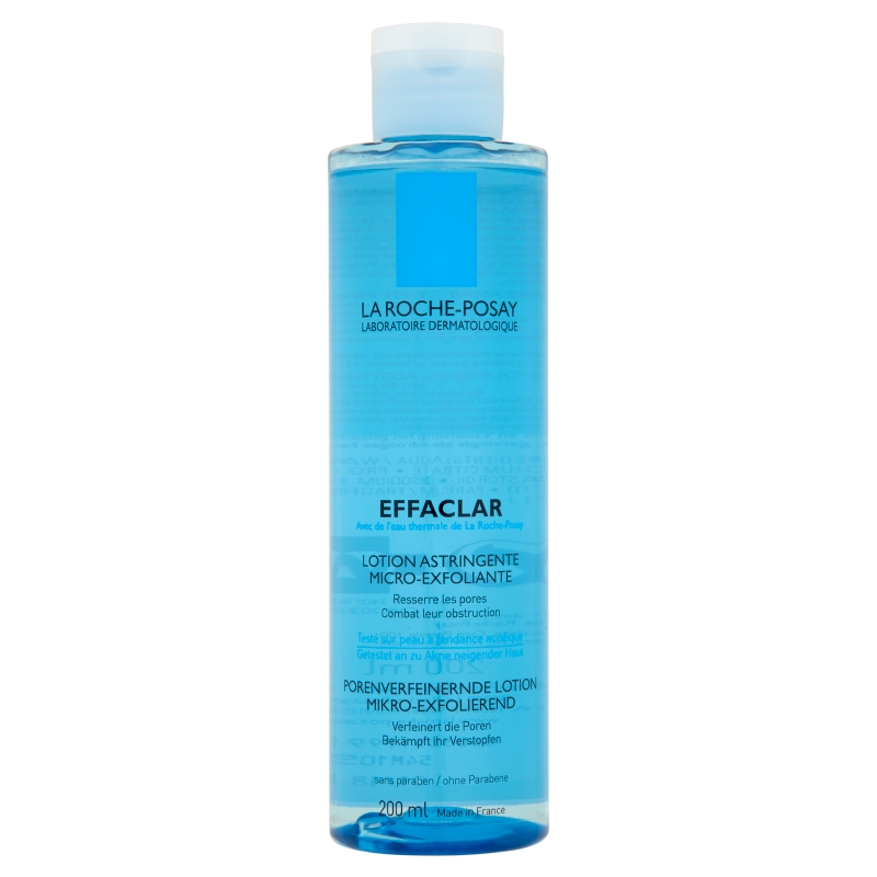 La Roche-Posay Effaclar , tonik mikrozłuszczający zwężający pory, 200 ml