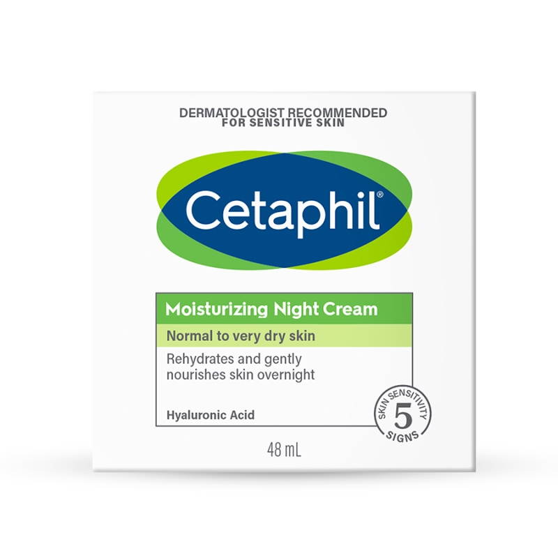 Cetaphil,  krem nawilżający na noc, 48 ml