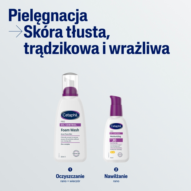 Cetaphil PRO Oil Control, krem nawilżający do cery trądzikowej, 118 ml