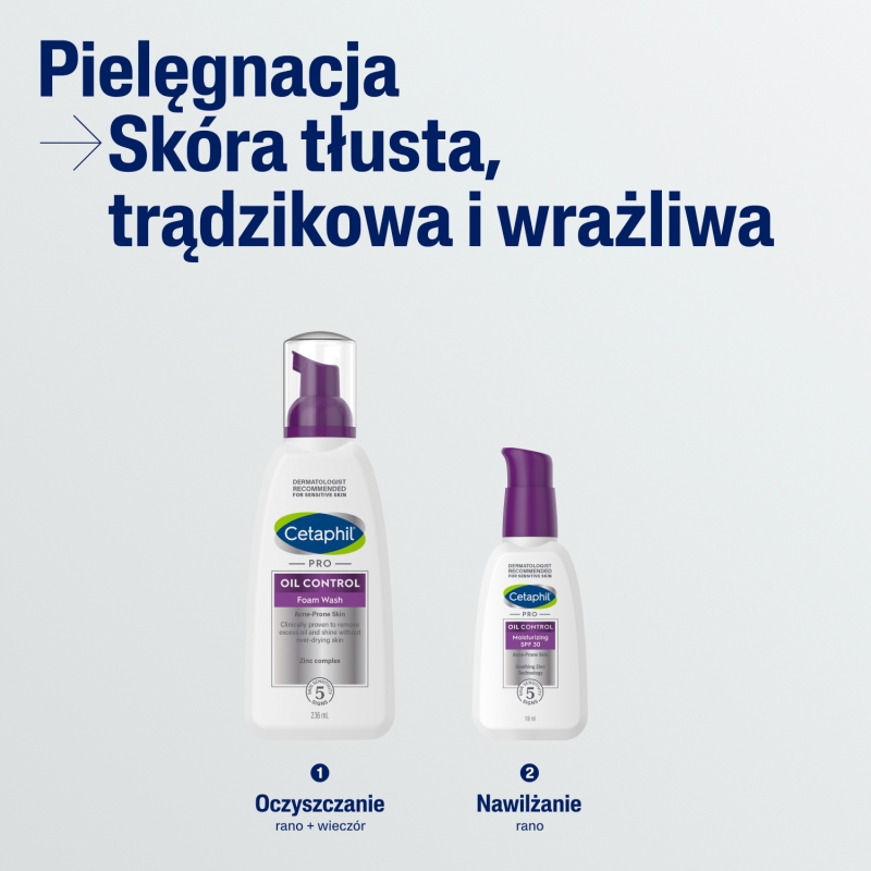 Cetaphil PRO Oil Control, krem nawilżający do cery trądzikowej, 118 ml