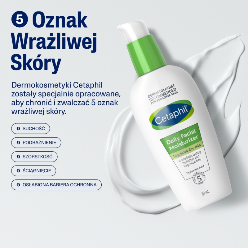 Cetaphil, krem nawilżający na dzień do twarzy, 88 ml