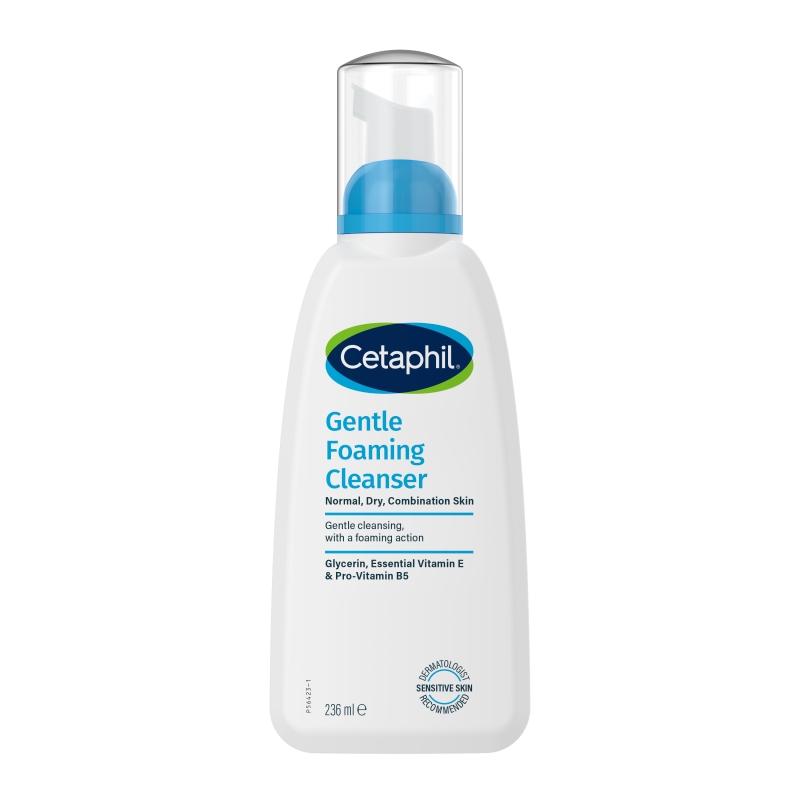Cetaphil, lekka pianka do mycia twarzy z pompką, 236 ml