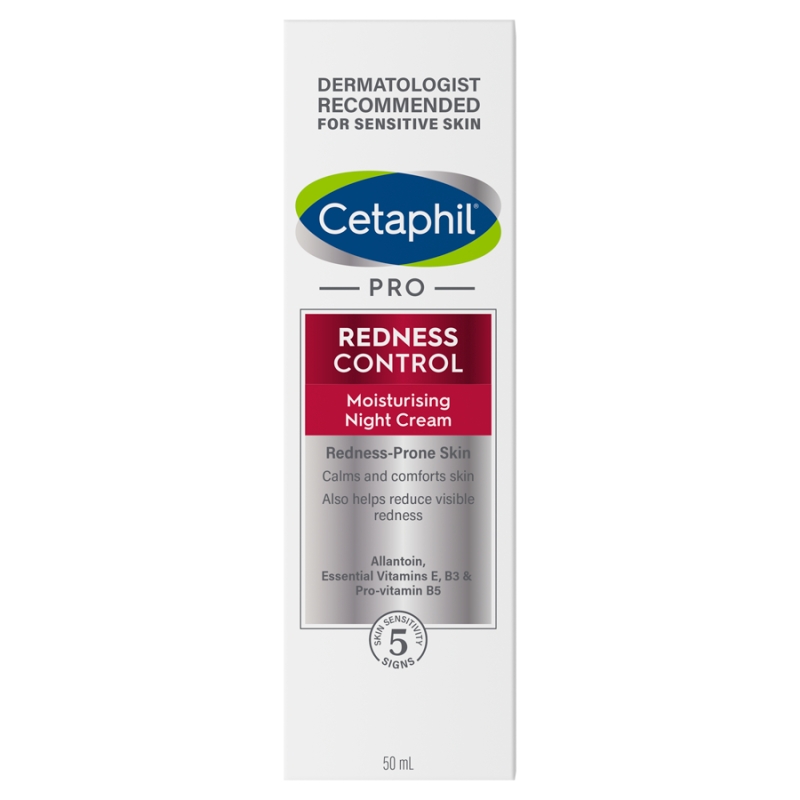 Cetaphil PRO Redness Control, krem nawilżający na noc, 50 ml