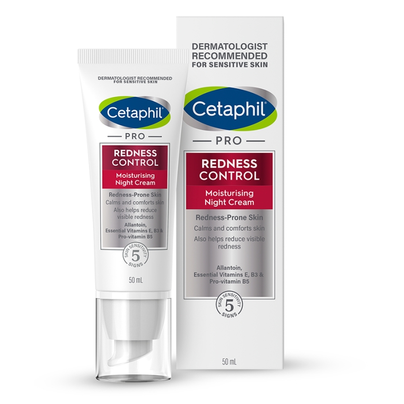 Cetaphil PRO Redness Control, krem nawilżający na noc, 50 ml