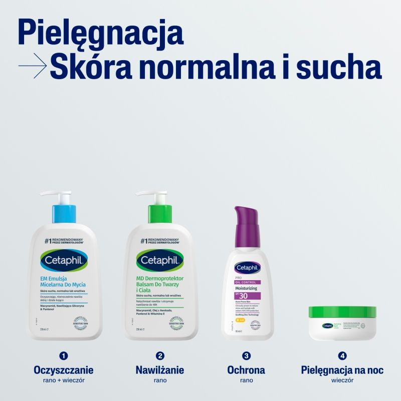 Cetaphil Md Dermoprotektor, balsam do skóry suchej twarzy i ciała, 236 ml