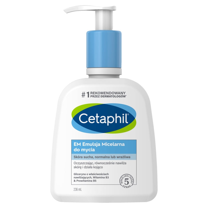 Cetaphil Em , emulsja micelarna do mycia z pompką, 236 ml