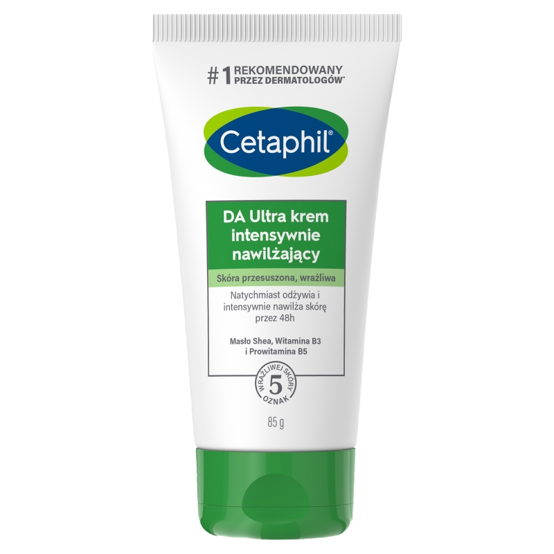 Cetaphil DA Ultra, krem intensywnie nawilżający do skóry przesuszonej i wrażliwej, 85 g