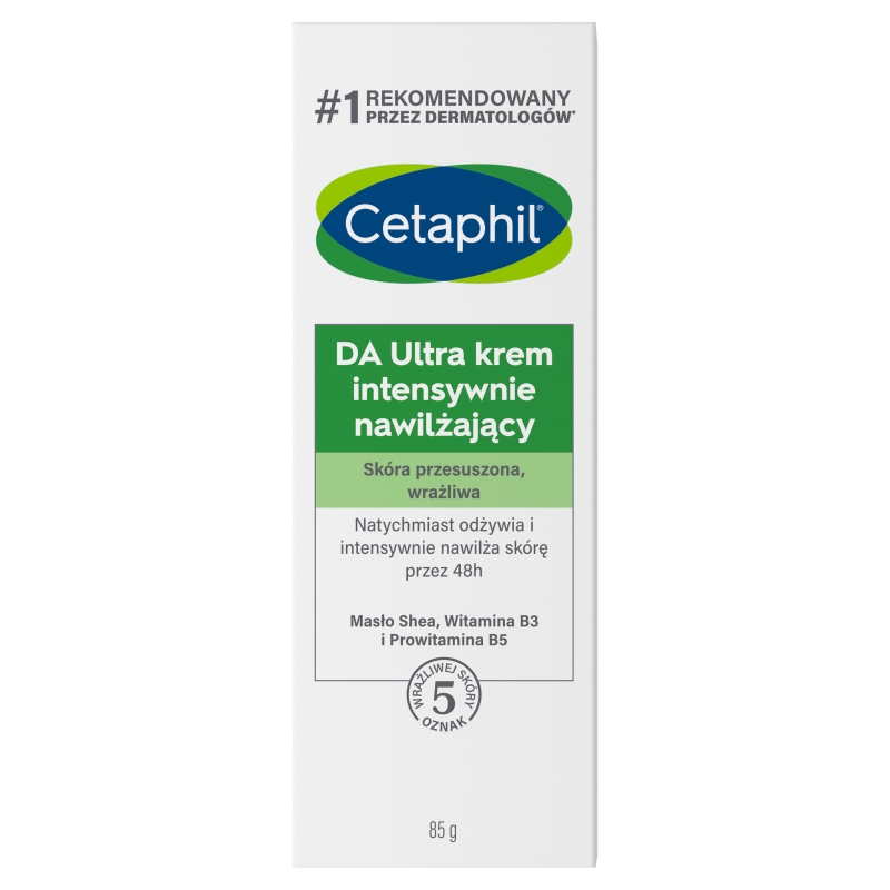Cetaphil DA Ultra, krem intensywnie nawilżający do skóry przesuszonej i wrażliwej, 85 g