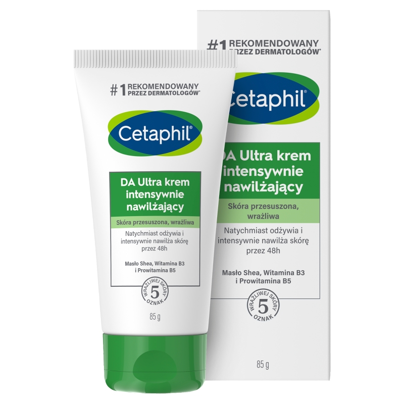 Cetaphil DA Ultra, krem intensywnie nawilżający do skóry przesuszonej i wrażliwej, 85 g