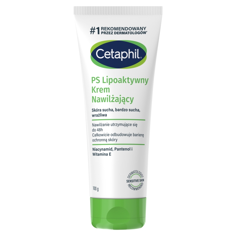 Cetaphil PS, krem lipoaktywny nawilżający do skóry bardzo suchej, 100 g