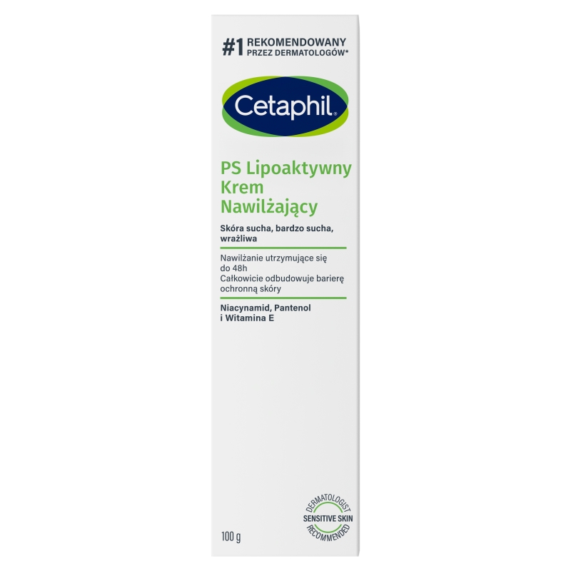 Cetaphil PS, krem lipoaktywny nawilżający do skóry bardzo suchej, 100 g