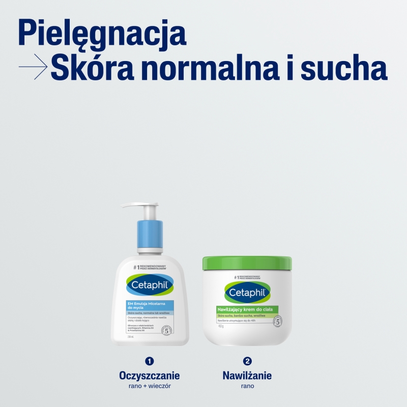 Cetaphil , krem nawilżający do suchej i bardzo suchej skóry ciała, 453 g