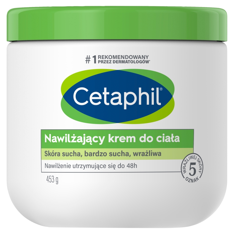 Cetaphil , krem nawilżający do suchej i bardzo suchej skóry ciała, 453 g