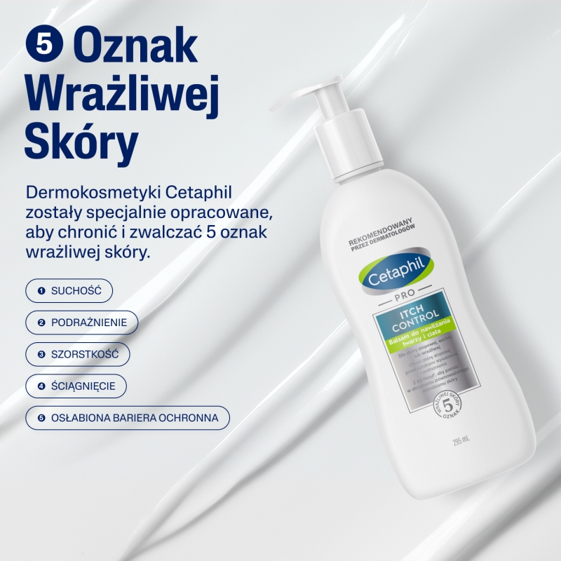 Cetaphil Pro Itch Control, balsam, 295 ml