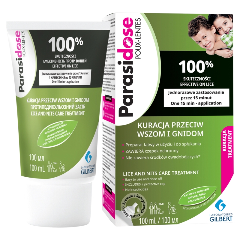 Parasidose, kuracja na wszy i gnidy, 100 ml