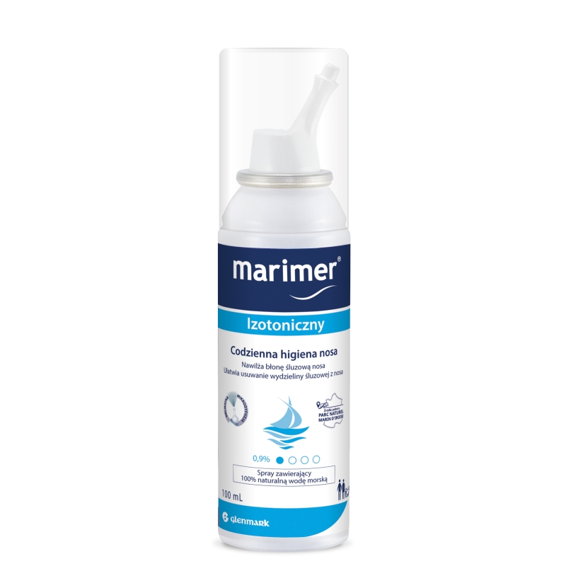 MARIMER Spray do nosa, spray izotoniczny do nosa, 100 ml