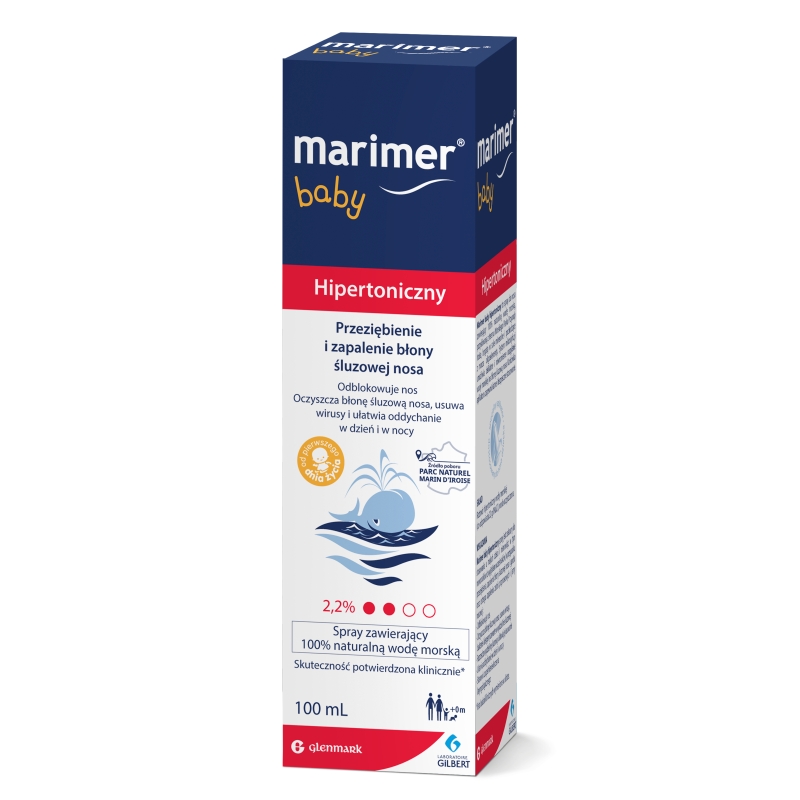 Marimer Baby spray hipertoniczny , do nosa dla dzieci, 100 ml