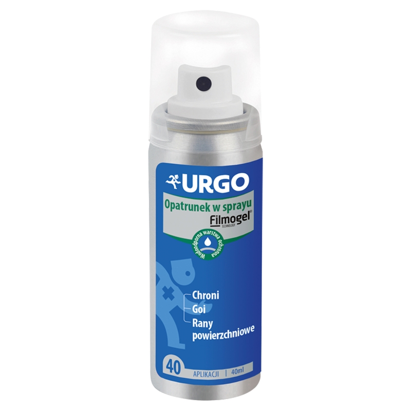 URGO Filmogel Opatrunek w sprayu , na rany, otarcia, zadrapania, 40 ml