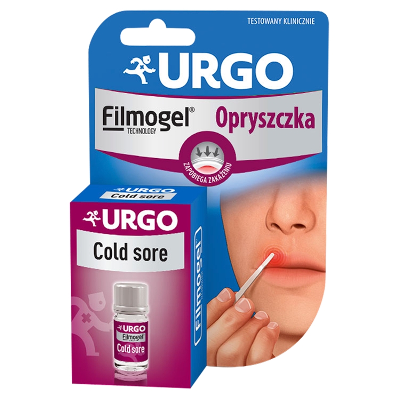 URGO Filmogel Opryszczka , opatrunek w płynie na opryszczkę w każdej fazie, 3 ml