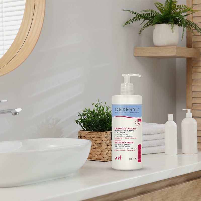 Dexeryl, krem myjący pod prysznic, 500 ml