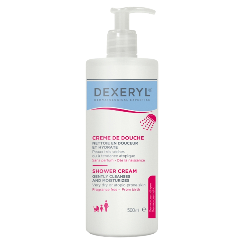 Dexeryl, krem myjący pod prysznic, 500 ml