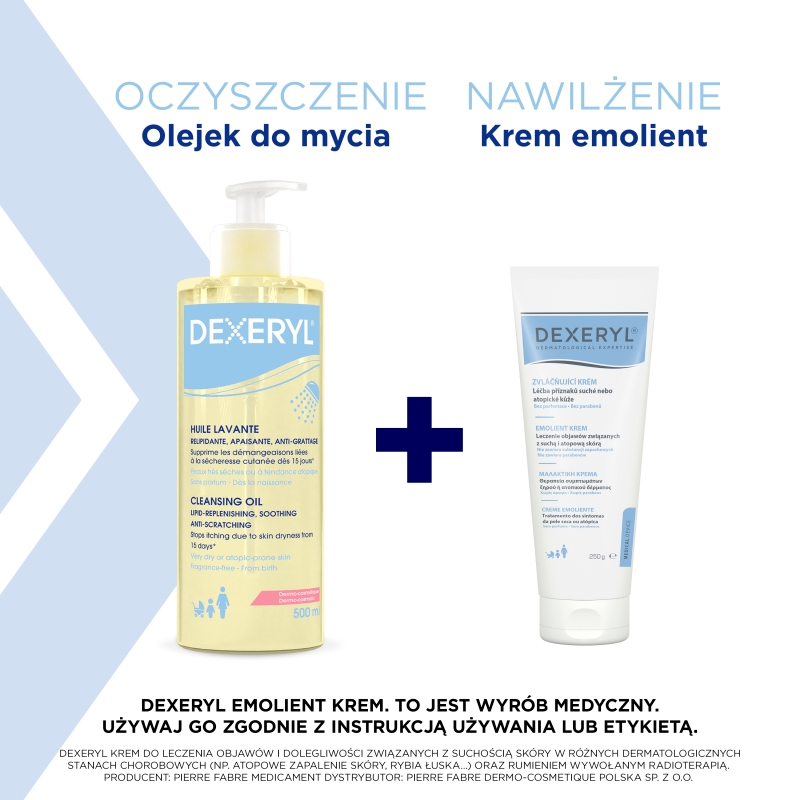 Dexeryl, krem emolientowy, 250 g