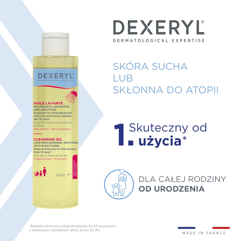 Dexeryl, olejek do mycia, 200 ml
