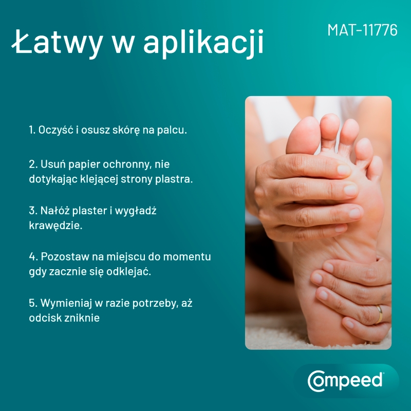 Compeed® Plastry na odciski, nawilżające, pomagające zapobiegać odciskom, 6 szt.