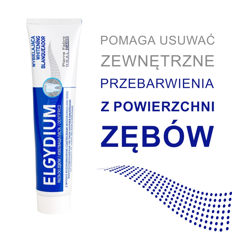 Elgydium Whitening, wybielająca pasta do zębów, 75 ml