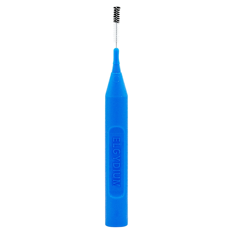 Elgydium Clinic Mono Compact 1 , szczoteczki do przestrzeni międzyzębowych, niebieskie, 4 szt.