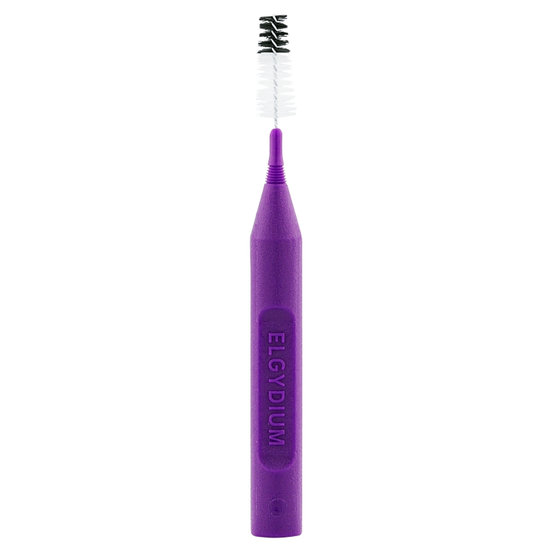 Elgydium Clinic Mono Compact 5, szczoteczki międzyzębowe, purpurowe, 4 szt.