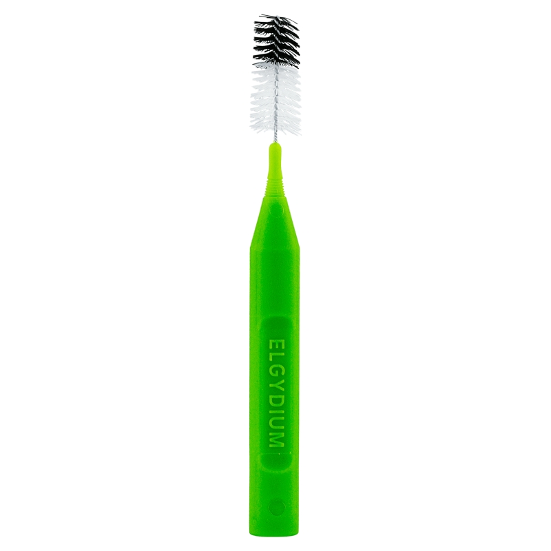 Elgydium Clinic Mono Compact, szczoteczka międzyzębowa zielona 2,2mm, 4 szt.