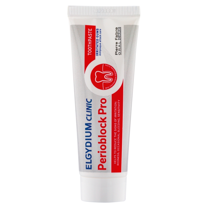 Elgydium Clinic Perioblock Pro, pasta do zębów zmniejszająca podrażnienia, 50 ml