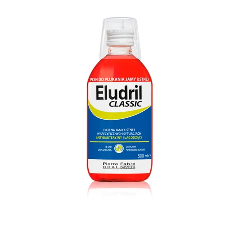 Eludril Classic, płyn do jamy ustnej, 500 ml