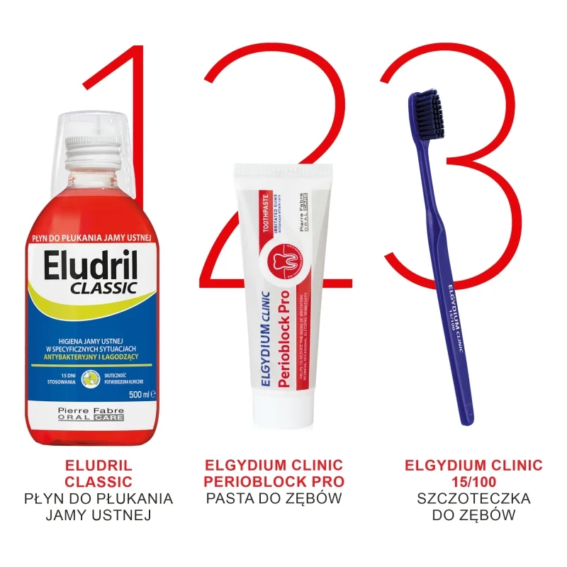 Eludril Classic, płyn do jamy ustnej, 500 ml