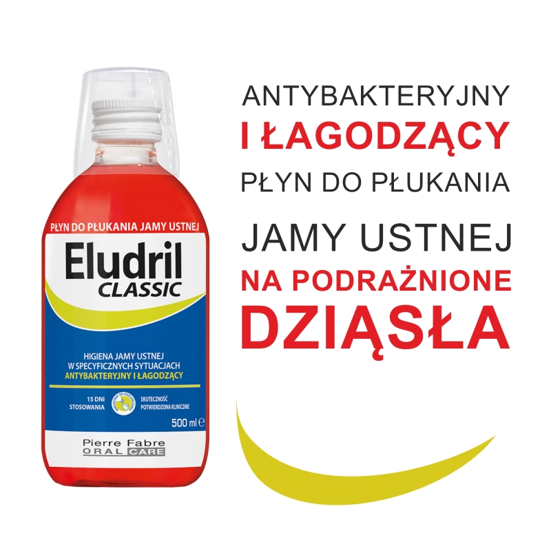 Eludril Classic, płyn do jamy ustnej, 500 ml