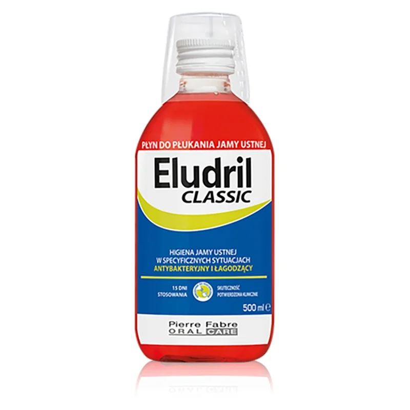 Eludril Classic, płyn do jamy ustnej, 500 ml