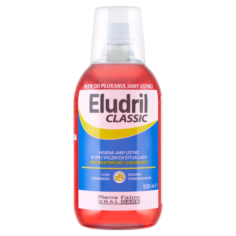 Eludril Classic, płyn do jamy ustnej, 500 ml