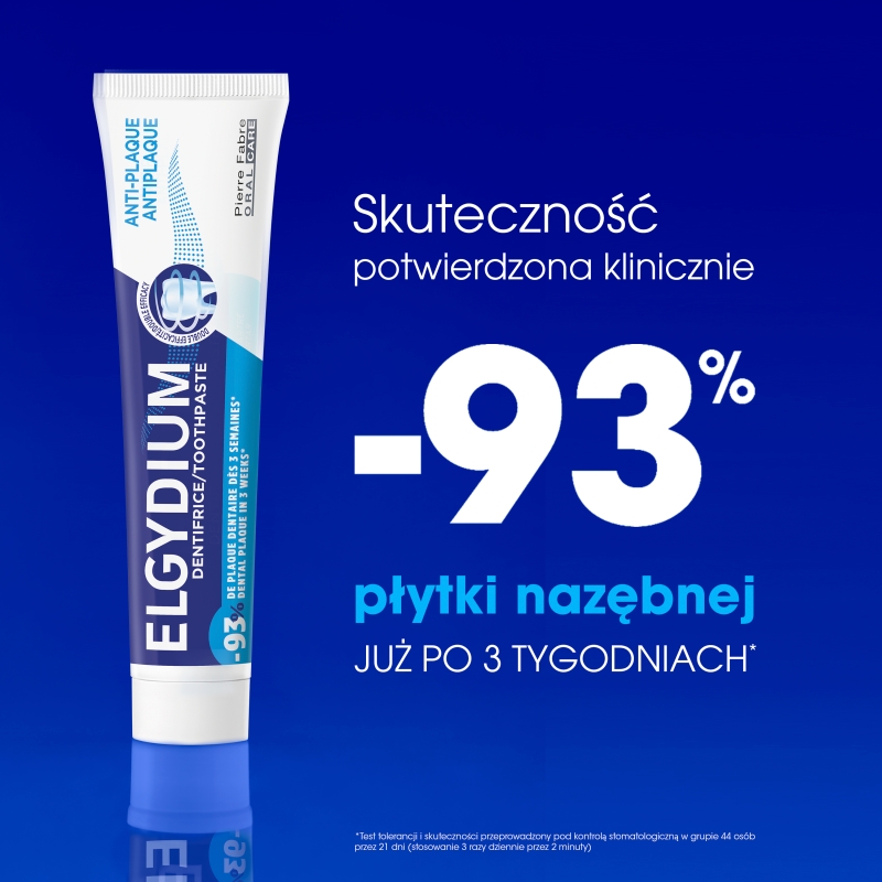 Elgydium Anti Plaque, pasta do zębów antybakteryjna, 100 g