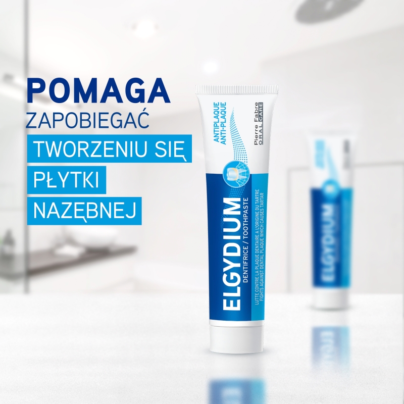 Elgydium Anti Plaque, pasta do zębów antybakteryjna, 100 g